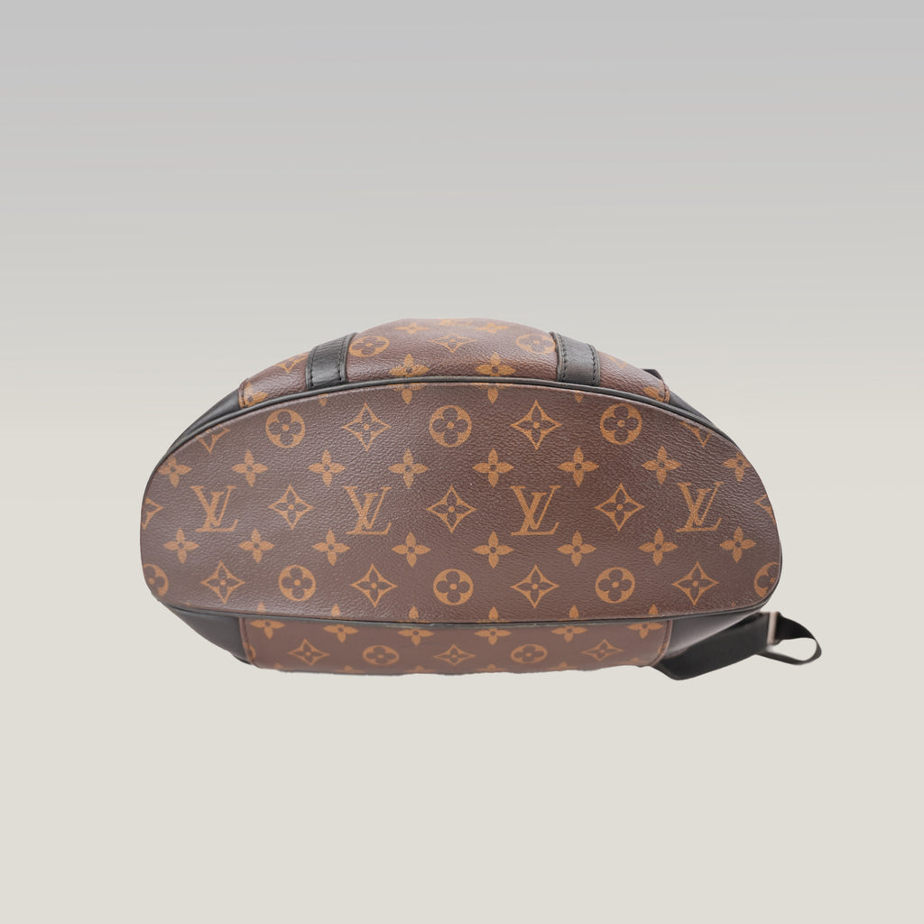 Louis Vuitton Christopher MM Zaino in Tela Monogram con Finiture in Pelle Nera