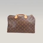 Louis Vuitton Speedy 35 Monogram – Borsa a Mano in Tela Rivestita e Pelle Vachetta