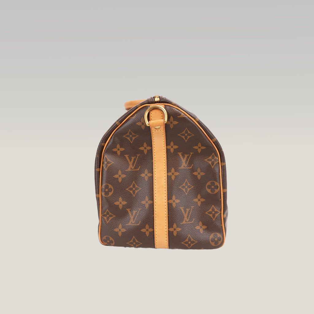 Louis Vuitton Speedy 35 Monogram – Borsa a Mano in Tela Rivestita e Pelle Vachetta