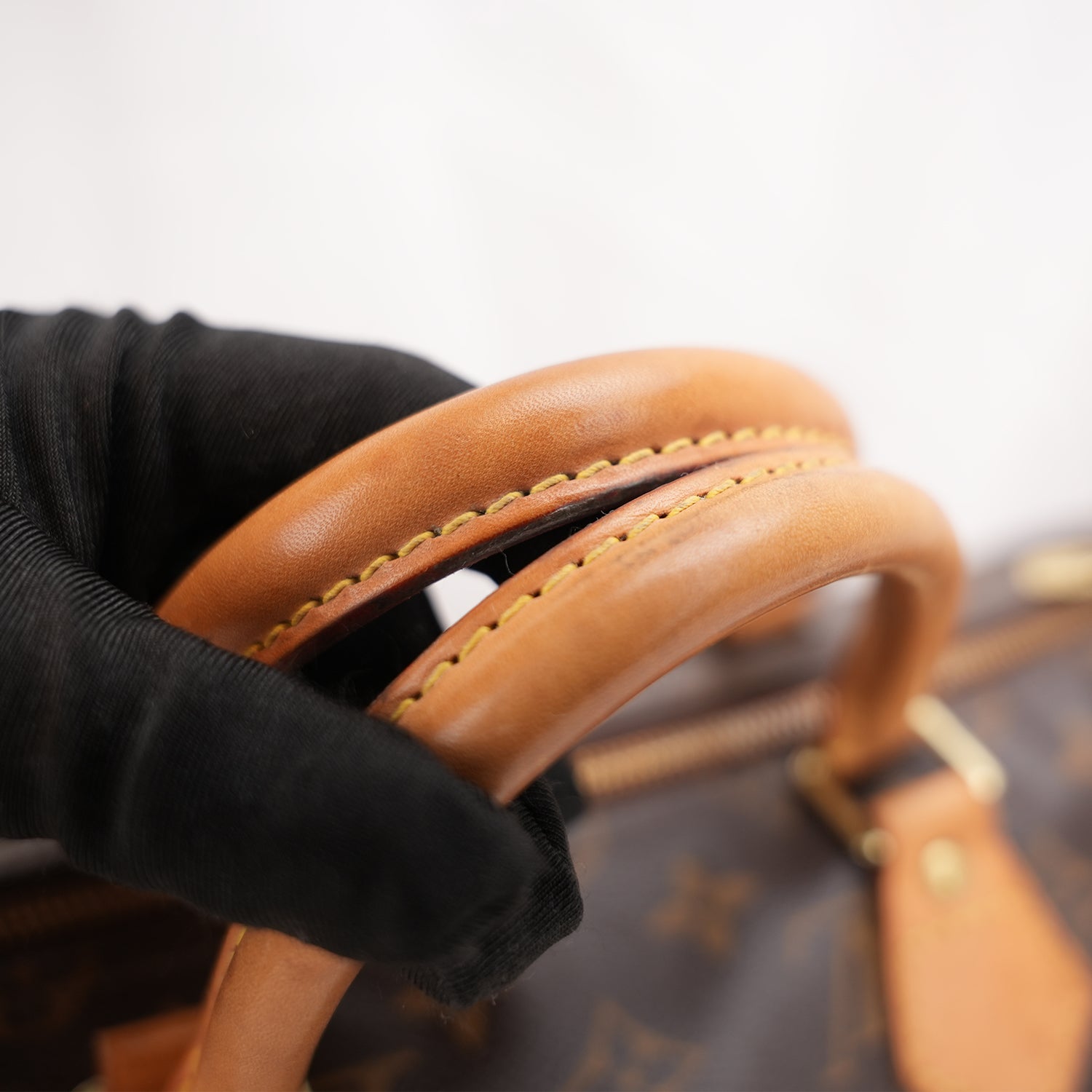 Louis Vuitton Speedy 35 Monogram – Borsa a Mano in Tela Rivestita e Pelle Vachetta