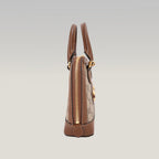 Gucci Horsebit 1955 Mini Top Handle Bag GG Supreme Canvas Beige Brown Leather