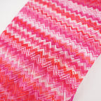 Missoni Maxi Beach Shawl Zig Zag Rosa Multicolor con Frange Oversize