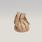 Miu Miu Coffer Matelassé Borsa a Mano in Pelle di Agnello Grigio Verde con Hardware Dorato