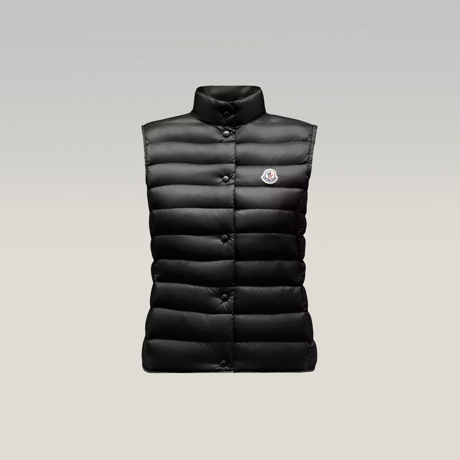 Moncler Liane Gilet Donna Nero in Piumino Taglia 1