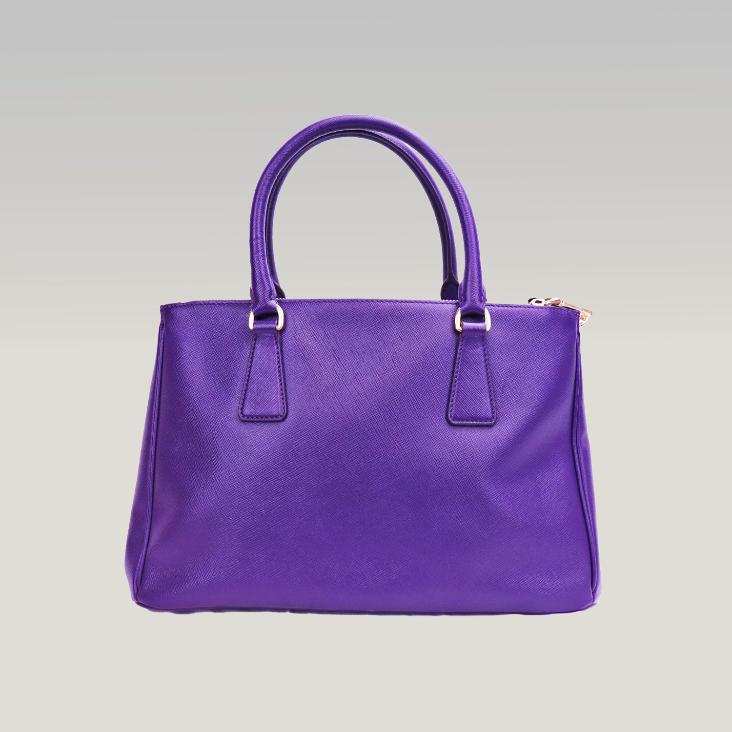 Prada Galleria Medium in Purple Saffiano Leather 