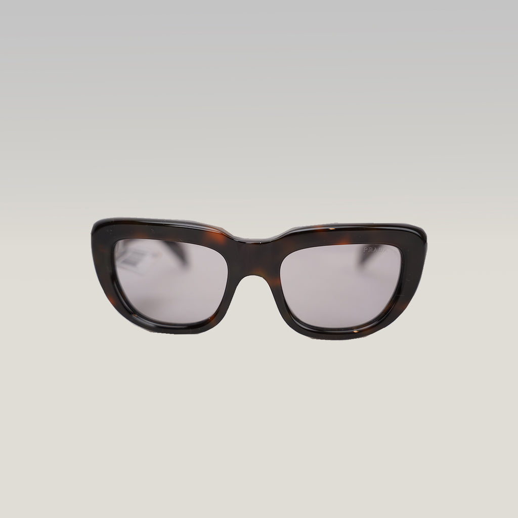 Prada Oversized Cat Eye Sunglasses Havana Brown Acetate