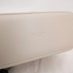 Saint Laurent Gaby Mini Quilted Leather Vanity Bag White Gold Hardware Crossbody