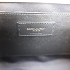 Saint Laurent Envelope Medium Chain Borsa Beige Quilted Leather with Cassandre Logo