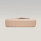 Saint Laurent Envelope Medium Chain Borsa Beige Quilted Leather with Cassandre Logo