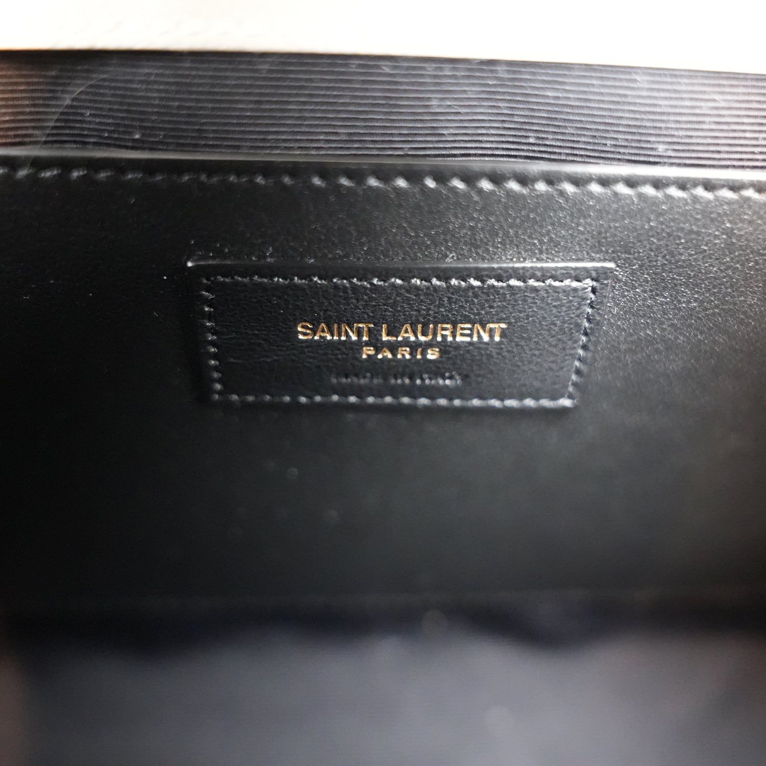 Saint Laurent Medium Envelope Triquilt Satchel Crema Soft Grain de Poudre Leather